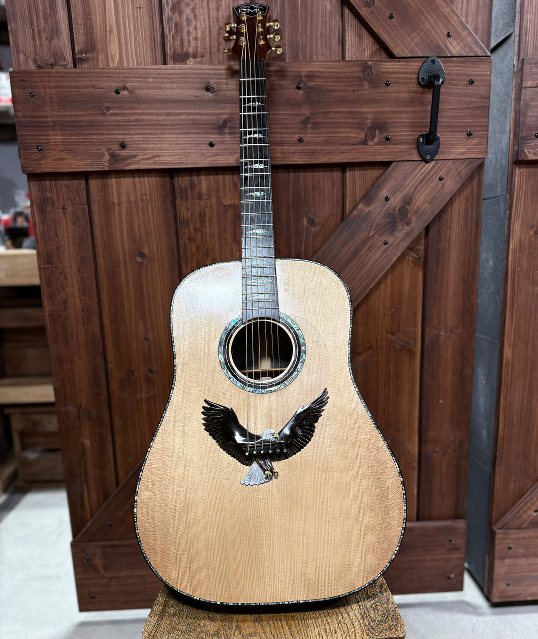 Steve Ward Buffs Guitar