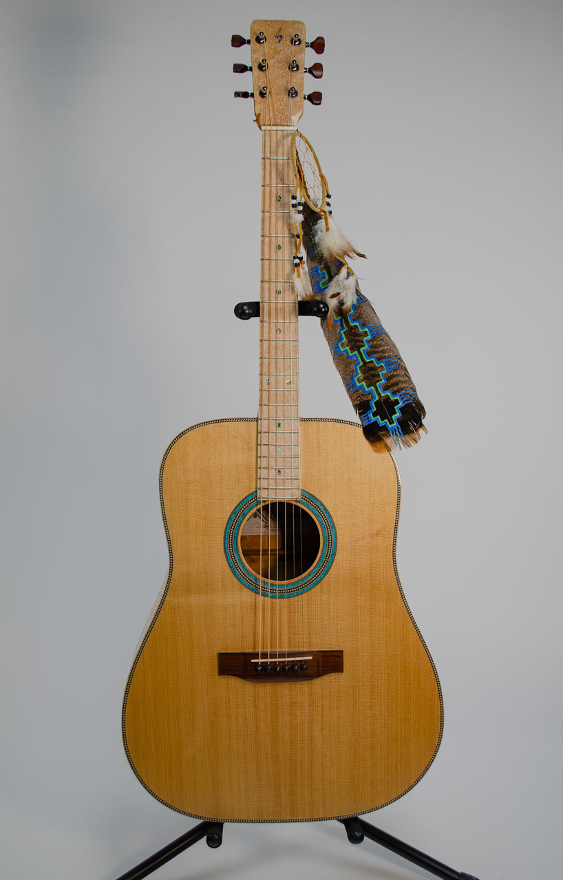 Steve Ward Buffs Guitar