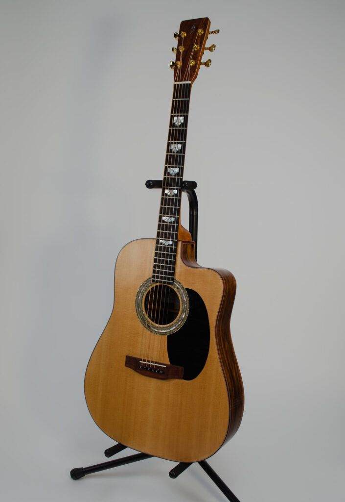 Steve Ward Buffs Guitar