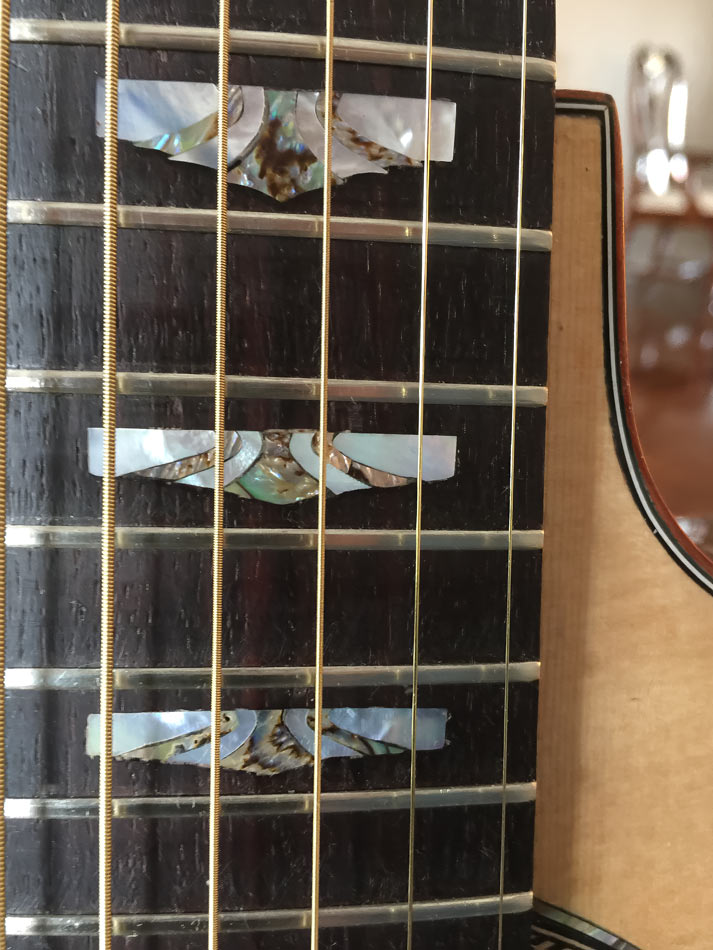 Steve Ward Buffs Guitar